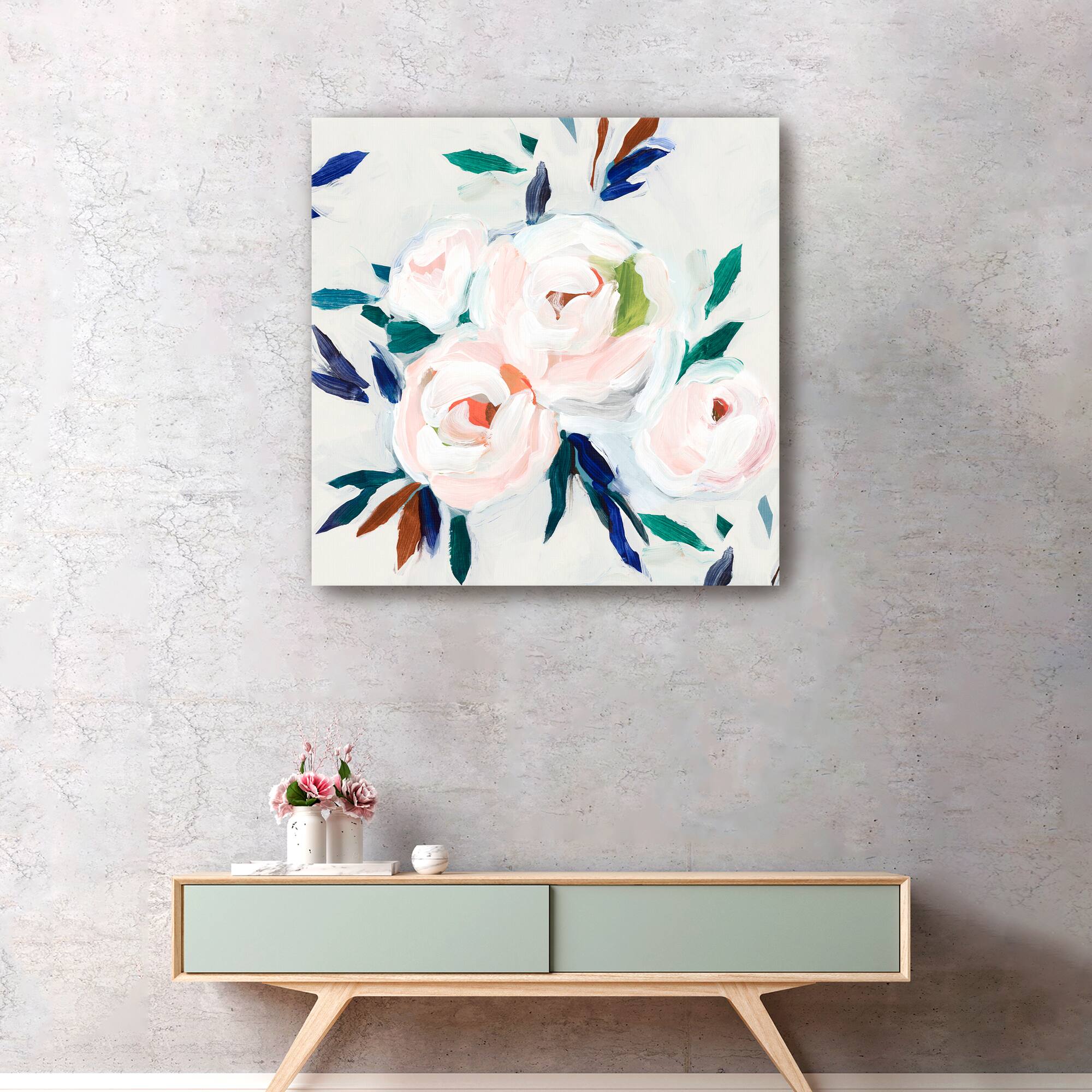 Lumaprints Roses Damask’D Canvas Giclée